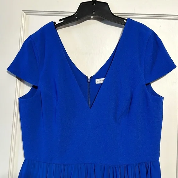 sachin and babi light blue dress Dress The Population Alicia Chiffon A-Line Dress